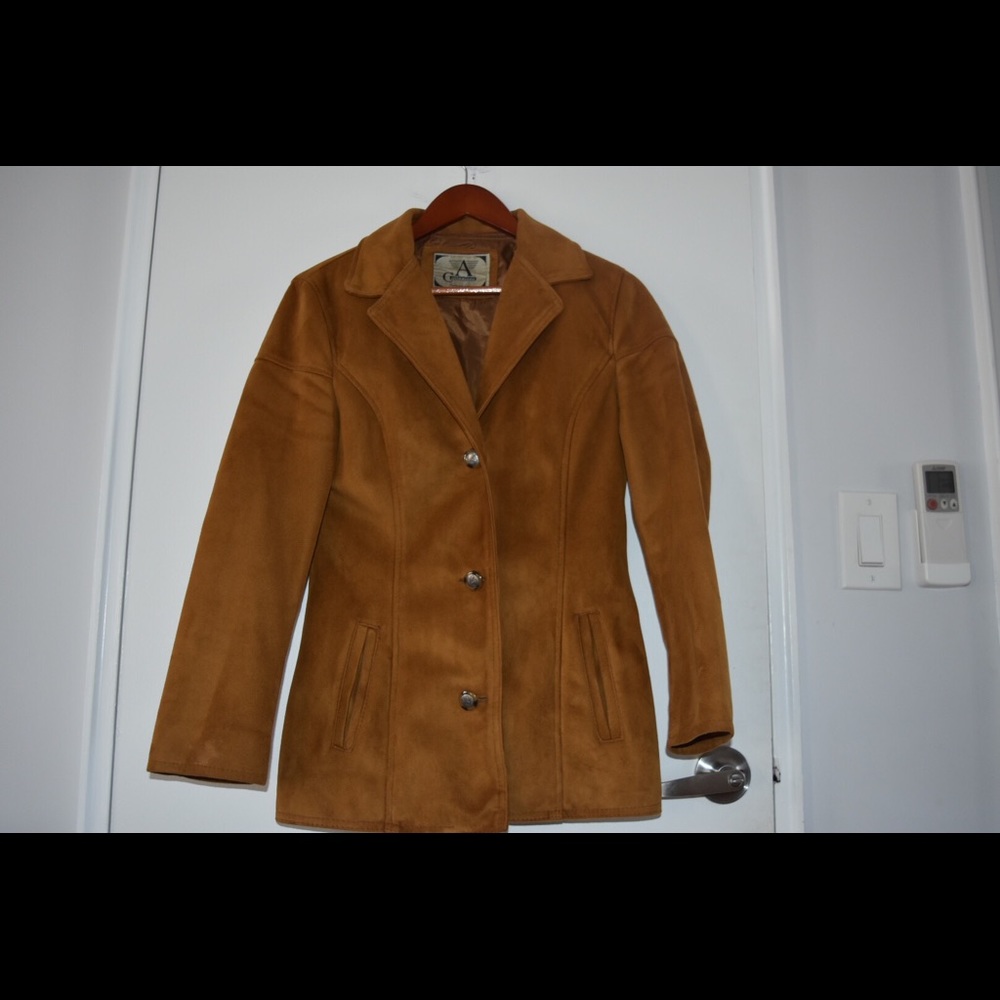 Faux Suede Italian Jacket